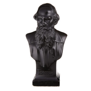 Russian Writer Leo (Lev) Tolstoy Stone Bust Statue Sculpture 14.5 cm